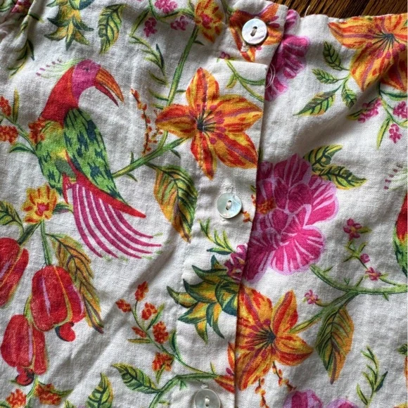 Floral Print Women's Top 🦜 🌺 - Picture 7 of 8